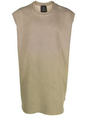 Rick Owens ombré-effect jersey vest - Neutrals