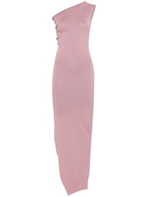 Rick Owens one-shoulder asymmetric maxi dress - Pink