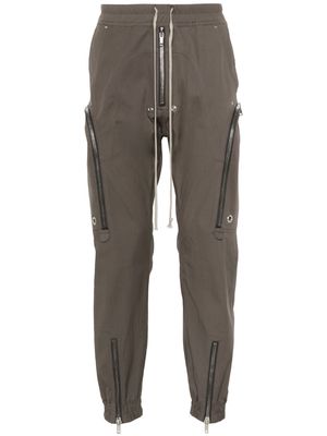 Rick Owens organic-cotton tapered trousers - Brown