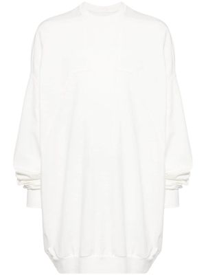 Rick Owens oversized cotton sweatshirt - White