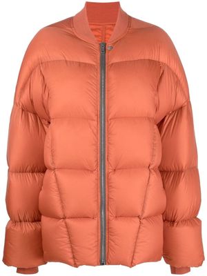 Rick Owens oversized puffer jacket - Orange