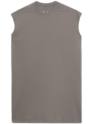 Rick Owens panelled cotton tank top - Grey