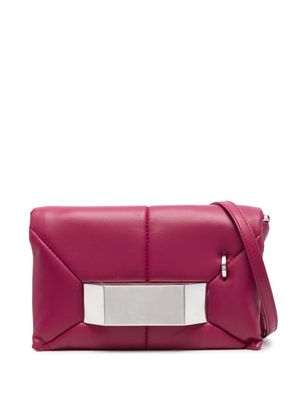 Rick Owens panelled shoulder bag - Pink