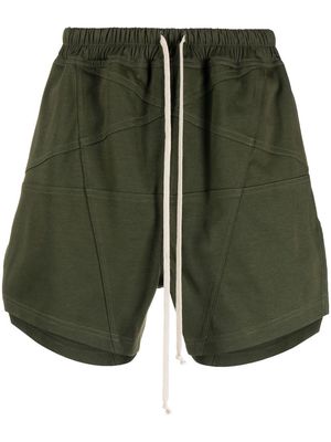 Rick Owens Penta cotton shorts - Green