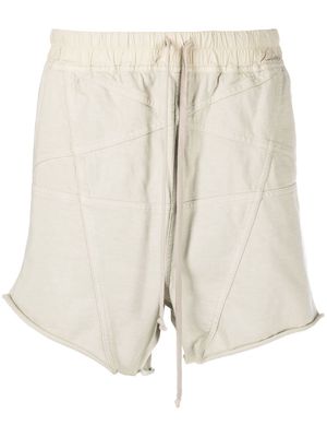Rick Owens Pentaboxers raw-hem shorts - Neutrals