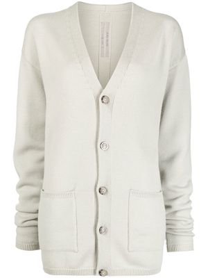 Rick Owens Peter knitted cardigan - Neutrals