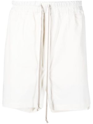 Rick Owens Phleg stretch-cotton track shorts - White