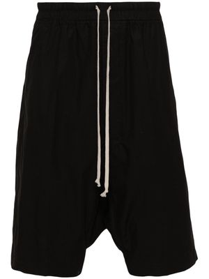 Rick Owens Pods cotton shorts - Black