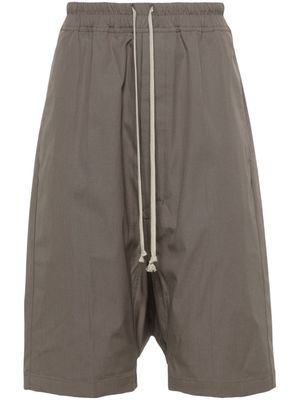 Rick Owens Pods drop-crotch shorts - Grey