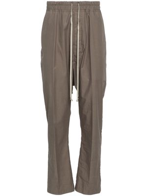 Rick Owens poplin drop-crotch trousers - Brown