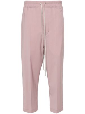 Rick Owens pressed-crease cropped trousers - Pink
