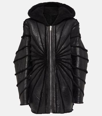 Rick Owens Reversible leather and shearling jacket