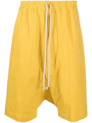 Rick Owens Rick's Pods poplin shorts - Yellow