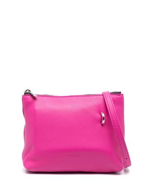 Rick Owens ring-detail leather crossbody bag - Pink