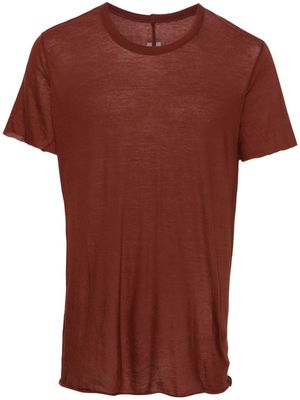Rick Owens rolled-edge T-shirt - Brown