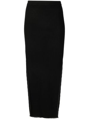 Rick Owens Sacri knitted skirt - Black