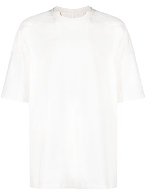 Rick Owens seam-detail crewneck T-shirt - White