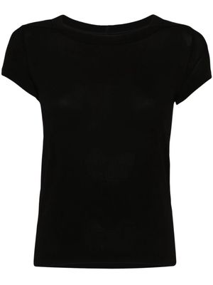 Rick Owens seam-detail T-shirt - Black