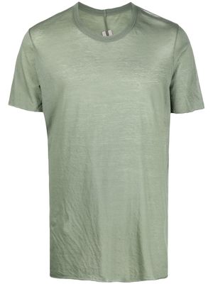 Rick Owens semi-sheer jersey-cotton T-Shirt - Green