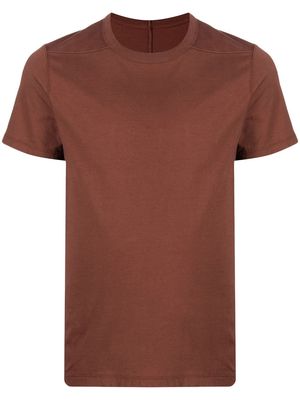 Rick Owens short level knit T-shirt - Brown