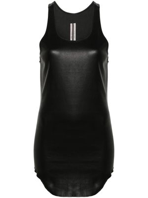 Rick Owens sleeveless leather tank top - Black