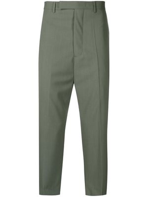 Rick Owens slim-cut leg trousers - Green
