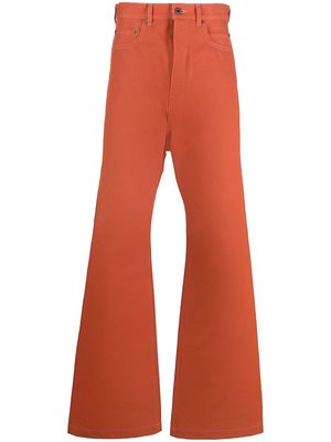 Rick Owens straight-leg denim jeans - Orange