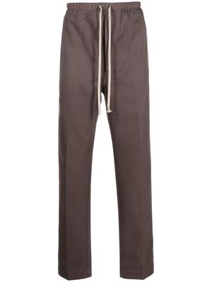 Rick Owens straight-leg drawstring trousers - Brown