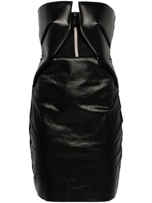 Rick Owens strapless cut-out minidress - Black
