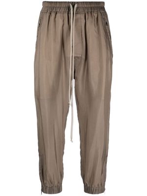 Rick Owens tapered cropped trousers - Brown