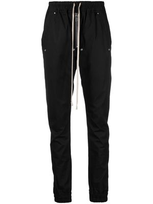 Rick Owens tapered drawstring trousers - Black