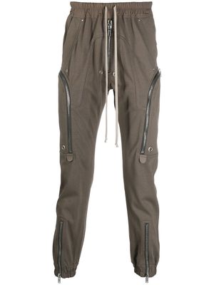 Rick Owens tapered zip trousers - Grey