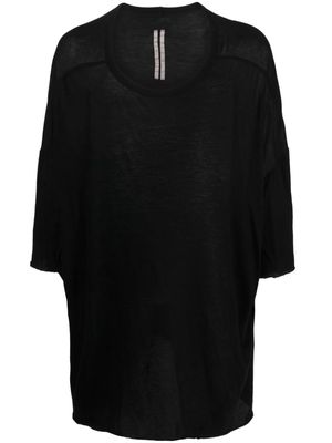 Rick Owens Tommy long-sleeved cotton T-shirt - Black