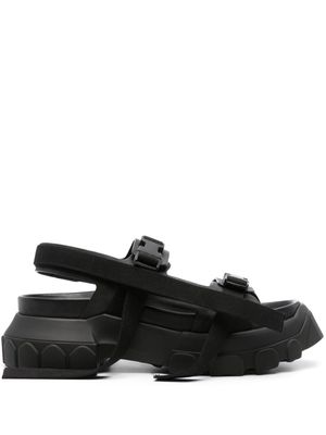 Rick Owens Tractor chunky leather sandals - Black