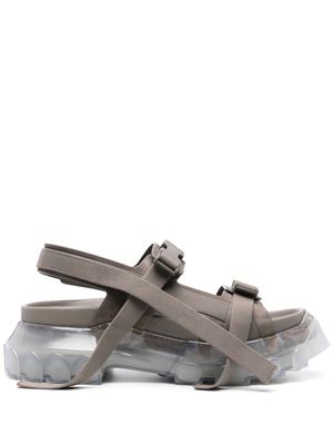 Rick Owens Tractor chunky leather sandals - Neutrals
