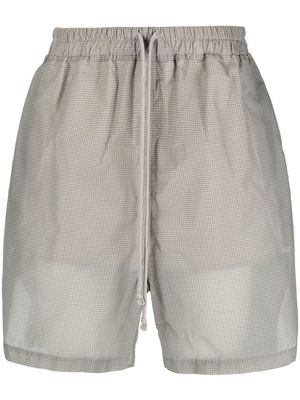 Rick Owens transparent drawstring shorts - Neutrals