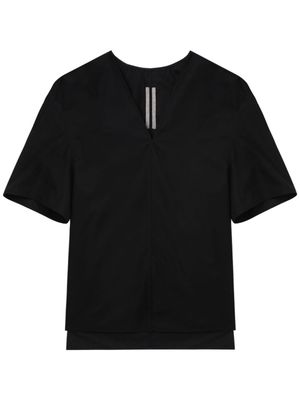 Rick Owens v-neck cotton T-shirt - Black