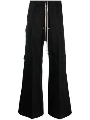 Rick Owens wide-leg cargo trousers - Black