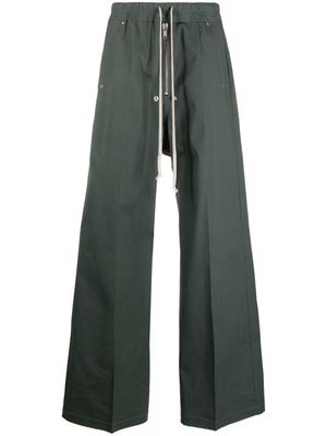 Rick Owens wide-leg drawstring trousers - Green