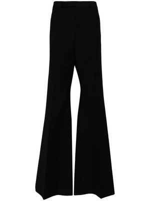 Rick Owens wool wide-leg trousers - Black