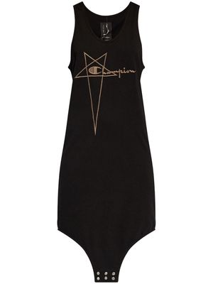 Rick Owens X Champion Basketball sleeveless dress - Black