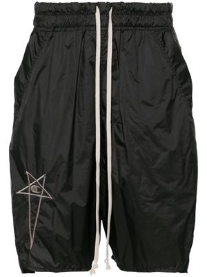 Rick Owens X Champion Beveled track shorts - Black