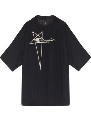 Rick Owens X Champion x Champion Tommy mesh T-shirt - Black
