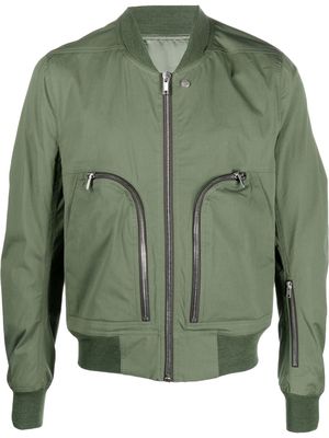 Rick Owens zip-up bomber jacket - Green