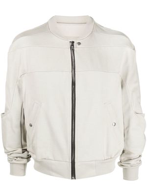 Rick Owens zip-up bomber jacket - Neutrals