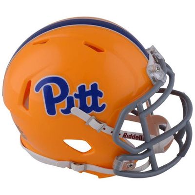 RIDDELL Pittsburgh Panthers Gold Throwback Revolution Speed Mini Football Helmet