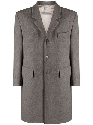 Rier single-breasted wool coat - Grey