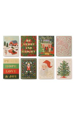 Rifle Paper Co. Box Set of 16 Letters to Santa Greeting Cards in Red