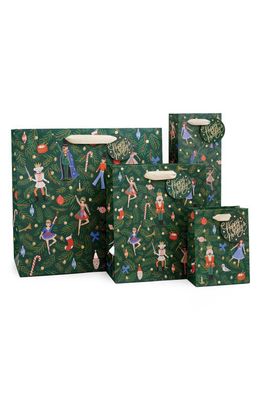 Rifle Paper Co. Nutcracker Set of 3 Gift Bags in None