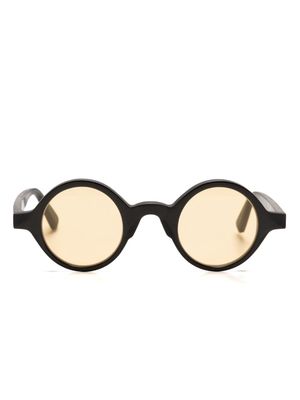 Rigards matte-finish round-frame sunglasses - Black
